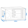 Exhaust Air Purification System with Motor - 4400m³/h - with Pre‑Filter & Activated Carbon Filter - incl. Protective Panel