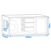 Exhaust Air Purification System with Motor - 5400m³/h - with Pre‑Filter, Bag Filter & Activated Carbon Filter - incl. Protective Panel