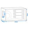 Exhaust Air Purification System with Motor - 7000m³/h - with Pre‑Filter & Activated Carbon Filter