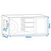 Exhaust Air Purification System with Motor - 8400m³/h - with Pre‑Filter, Bag Filter & Activated Carbon Filter - incl. Protective Panel