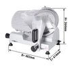 Krajalnica – aluminium – nóż: Ø 250 mm – 150 W