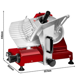 Krajalnica – nóż: Ø 300 mm – 250 W – z systemem Self-Lock – czerwona