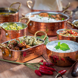 (6 sztuk) Miska - MUMBAI - nierdzewna - 0,15 litra - Ø 85 mm - miedziana