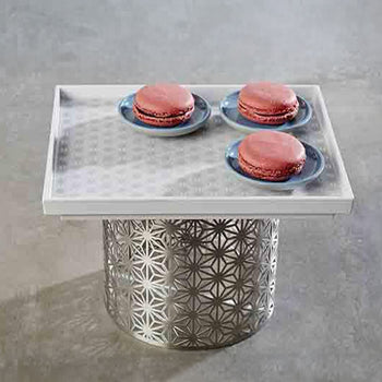 (6 sztuk) Taca GN 1/2 - ASIA PLUS - melamina - wysokość: 30 mm - Prime Gastro