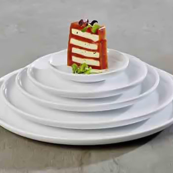 (6 sztuk) Talerze - CASUAL - melamina - Ø 266 mm - Prime Gastro