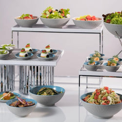 (6 sztuk) Miseczki - ASIA PLUS - Melamina - 0,60 litra - Ø 160 mm - Biały