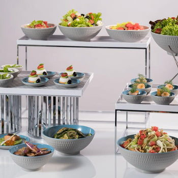 (6 sztuk) Miseczki - ASIA PLUS - Melamina - 0,60 litra - Ø 160 mm - Biały - Prime Gastro