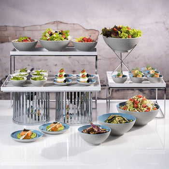 (6 sztuk) Miseczki - ASIA PLUS - Melamina - 0,60 litra - Ø 160 mm - Biały - Prime Gastro