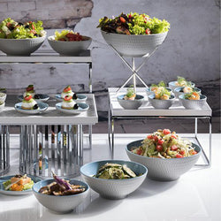 (6 sztuk) Miseczki do dipów - ASIA PLUS - melamina - 60 ml - Ø 75 mm - białe