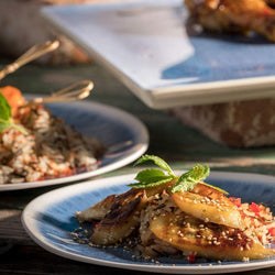 (6 sztuk) Talerz - BLUE OCEAN - Melamina - Ø 265 mm