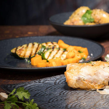 (6 sztuk) Miska - DARK WAVE - melamina - 0,5 litra - Ø 175 mm - czarna - Prime Gastro