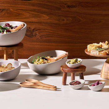 (6 sztuk) Miska - ELEMENT LOOK - Melamina - 0,7 litra - Ø 215 mm - Szary - Prime Gastro