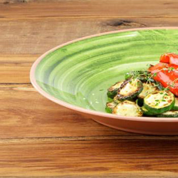 (6 sztuk) Taca - LA VIDA - melamina - Ø 320 mm - wysokość: 35 mm - Prime Gastro