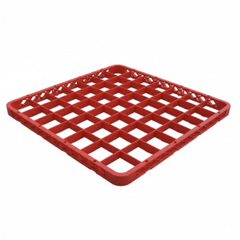 Aufsatzrand 1/1 - 49 Fächer - Rot - passend für GKU49N