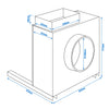 Airbox Pro Commercial Extractor Fan - 4000m³/h - 230V - Flip-top