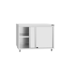 Stainless Steel Floor Cupboard ECO - 1000x600mm - with Sliding Doors
