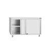 Stainless Steel Floor Cupboard ECO - 1200x600mm - with Sliding Doors