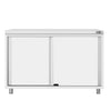 Stainless Steel Floor Cupboard ECO - 1200x700mm - with Sliding Doors