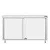 Stainless Steel Floor Cupboard ECO - 1400x700mm - with Sliding Doors