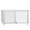 Stainless Steel Floor Cupboard ECO - 1600x700mm - with Sliding Doors
