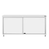 Stainless Steel Floor Cupboard ECO - 1800x600mm - with Sliding Doors
