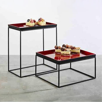 Stojak bufetowy - ASIA PLUS - metalowa rama - wysokość: 162 mm - pasuje do GN 1/2 i GN 1/4 - Prime Gastro