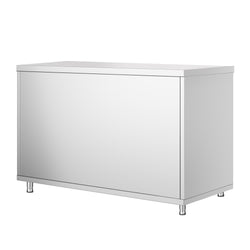 Stainless Steel Floor Cupboard PREMIUM - 1200x600mm - with Sliding Doors