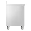 Edelstahl Arbeitsschrank PREMIUM - 1200x700mm - mit 2 Schubladen & Aufkantung