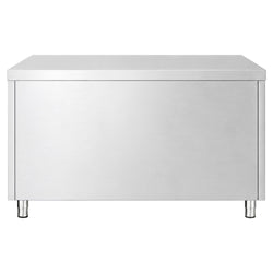 Edelstahl Arbeitsschrank PREMIUM - 1200x700mm - mit 2 Schubladen