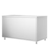 Stainless Steel Floor Cupboard PREMIUM - 1400x700mm - with Sliding Doors
