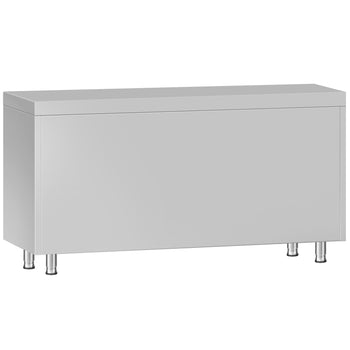 Szafka robocza ze stali nierdzewnej ECO – 1400 x 700 mm – z 3 szufladami po prawej stronie - Prime Gastro