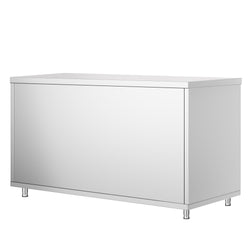 Stainless Steel Floor Cupboard PREMIUM - 1600x600mm - with Sliding Doors