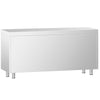 Stainless Steel Floor Cupboard PREMIUM - 1600x600mm - with Sliding Doors - with 3 Drawers left