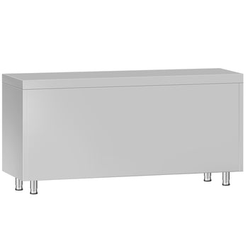 Szafka robocza ze stali nierdzewnej ECO - 1600 x 700 mm - z 3 szufladami po lewej stronie - Prime Gastro