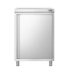 Stainless Steel Floor Cupboard PREMIUM - 600x700mm - with Hinged Doors