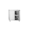 Stainless Steel Floor Cupboard PREMIUM - 800x600mm - with Hinged Doors
