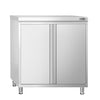 Stainless Steel Floor Cupboard PREMIUM - 800x700mm - with Hinged Doors