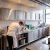 Commercial Stainless Steel Wall Cabinet / Kitchen Cupboard PREMIUM - 2000x400x650mm - with Sliding Doors