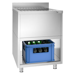 Szafka ociekowa - stal nierdzewna - 600 x 600 mm