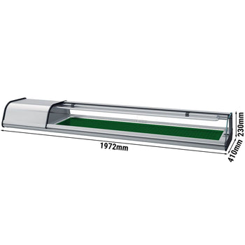 Witryna chłodnicza na sushi Premium PLUS - 8x 1/3 GN - Prime Gastro