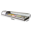 Nadstawka chłodnicza do na dodatki PREMIUM PLUS - 1620x410mm - 6x GN 1/3 - z szybą giętą