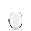 (12 pcs) Tumbler - ESPRIT - 390 ml - Clear