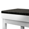 Stół roboczy PREMIUM – stal nierdzewna – 1800 x 700 mm – z półką dolną – z blatem granitowym
