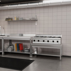 Stół z stali nierdzewnej 1200 x 700 mm – z podstawą