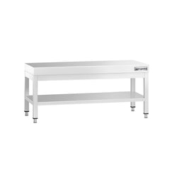 Stół podblatowy ze stali nierdzewnej 1000 x 600 mm – z podstawą