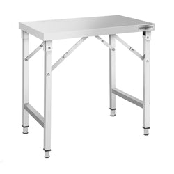 Stół produkcyjny centralny ze stali nierdzewnej - składany - 1000x600mm