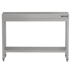 Stół roboczy ze stali nierdzewnej ECO - 1000 x 700 mm - z podstawą