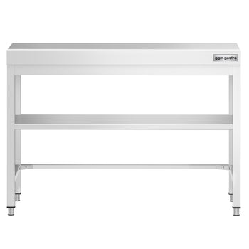 Stół roboczy ze stali nierdzewnej PREMIUM - 1000x800 mm - z dolną półką i rozpórką - Prime Gastro