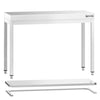 Commercial Stainless Steel Centre Table PREMIUM - 1000x700mm - with Undershelf - with 2 Undershelves - with Cross Bracing