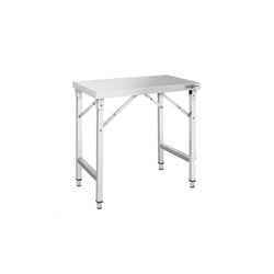 Stół roboczy ze stali nierdzewnej - składany - 1000x600mm